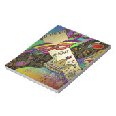 Judaica Purim Esther Celebration Art Print Notitieblok (Linkerzijde)
