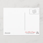 Judaica Purim Esther Celebration Art Print Uitnodiging Briefkaart (Achterkant)