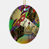 Judaica Purim Esther-vieringskunstdruk Keramisch Ornament (Rechts)