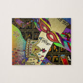 Judaica Purim Esther-vieringskunstdruk Legpuzzel (Horizontaal)