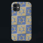 Judaica Star van David Metal Gold Blue Case-Mate iPhone Case<br><div class="desc">Je bekijkt het Lee Hiller Design Collectie. Apparel,  Gifts & Collectibles Lee Hiller Photography of Digital Art Collectie. Je kunt haar Natuur fotografie uitzichten op http://HikeOurPlanet.com/ en haar wandelende blog volgen in Hot Springs National Park.</div>
