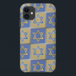 Judaica Star van David Metal Gold Blue Case-Mate iPhone Case<br><div class="desc">Je bekijkt het Lee Hiller Design Collectie. Apparel,  Gifts & Collectibles Lee Hiller Photography of Digital Art Collectie. Je kunt haar Natuur fotografie uitzichten op http://HikeOurPlanet.com/ en haar wandelende blog volgen in Hot Springs National Park.</div>