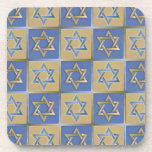Judaica Star van David Metal Gold Blue Drankjes Onderzetter<br><div class="desc">Je bekijkt het Lee Hiller Design Collectie. Apparel,  Gifts & Collectibles Lee Hiller Photography of Digital Art Collectie. Je kunt haar Natuur fotografie uitzichten op http://HikeOurPlanet.com/ en haar wandelende blog volgen in Hot Springs National Park.</div>