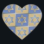 Judaica Star van David Metal Gold Blue Hart Sticker<br><div class="desc">Je bekijkt het Lee Hiller Design Collectie. Apparel,  Gifts & Collectibles Lee Hiller Photography of Digital Art Collectie. Je kunt haar Natuur fotografie uitzichten op http://HikeOurPlanet.com/ en haar wandelende blog volgen in Hot Springs National Park.</div>