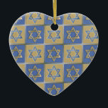 Judaica Star van David Metal Gold Blue Keramisch Ornament<br><div class="desc">Je bekijkt het Lee Hiller Design Collectie. Apparel,  Gifts & Collectibles Lee Hiller Photography of Digital Art Collectie. Je kunt haar Natuur fotografie uitzichten op http://HikeOurPlanet.com/ en haar wandelende blog volgen in Hot Springs National Park.</div>