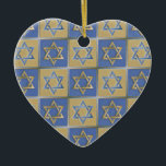 Judaica Star van David Metal Gold Blue Keramisch Ornament<br><div class="desc">Je bekijkt het Lee Hiller Design Collectie. Apparel,  Gifts & Collectibles Lee Hiller Photography of Digital Art Collectie. Je kunt haar Natuur fotografie uitzichten op http://HikeOurPlanet.com/ en haar wandelende blog volgen in Hot Springs National Park.</div>