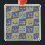 Judaica Star van David Metal Gold Blue Metalen Ornament<br><div class="desc">Je bekijkt het Lee Hiller Design Collectie. Apparel,  Gifts & Collectibles Lee Hiller Photography of Digital Art Collectie. Je kunt haar Natuur fotografie uitzichten op http://HikeOurPlanet.com/ en haar wandelende blog volgen in Hot Springs National Park.</div>