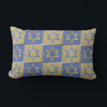 Judaica Star van David Metal Gold Blue Pillow Kussen<br><div class="desc">Je bekijkt het Lee Hiller Design Collectie. Apparel,  Gifts & Collectibles Lee Hiller Photography of Digital Art Collectie. Je kunt haar Natuur fotografie uitzichten op http://HikeOurPlanet.com/ en haar wandelende blog volgen in Hot Springs National Park.</div>