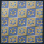 Judaica Star van David Metal Gold Blue Servet<br><div class="desc">Je bekijkt het Lee Hiller Design Collectie. Apparel,  Gifts & Collectibles Lee Hiller Photography of Digital Art Collectie. Je kunt haar Natuur fotografie uitzichten op http://HikeOurPlanet.com/ en haar wandelende blog volgen in Hot Springs National Park.</div>