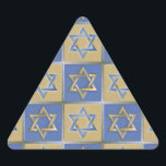Judaica Star van David Metal Gold Blue Sticker<br><div class="desc">Je bekijkt het Lee Hiller Design Collectie. Apparel,  Gifts & Collectibles Lee Hiller Photography of Digital Art Collectie. Je kunt haar Natuur fotografie uitzichten op http://HikeOurPlanet.com/ en haar wandelende blog volgen in Hot Springs National Park.</div>