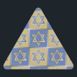 Judaica Star van David Metal Gold Blue Sticker<br><div class="desc">Je bekijkt het Lee Hiller Design Collectie. Apparel,  Gifts & Collectibles Lee Hiller Photography of Digital Art Collectie. Je kunt haar Natuur fotografie uitzichten op http://HikeOurPlanet.com/ en haar wandelende blog volgen in Hot Springs National Park.</div>