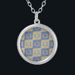 Judaica Star van David Metal Gold Blue Zilver Vergulden Ketting<br><div class="desc">Je bekijkt het Lee Hiller Design Collectie. Apparel,  Gifts & Collectibles Lee Hiller Photography of Digital Art Collectie. Je kunt haar Natuur fotografie uitzichten op http://HikeOurPlanet.com/ en haar wandelende blog volgen in Hot Springs National Park.</div>