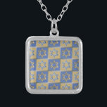Judaica Star van David Metal Gold Blue Zilver Vergulden Ketting<br><div class="desc">Je bekijkt het Lee Hiller Design Collectie. Apparel,  Gifts & Collectibles Lee Hiller Photography of Digital Art Collectie. Je kunt haar Natuur fotografie uitzichten op http://HikeOurPlanet.com/ en haar wandelende blog volgen in Hot Springs National Park.</div>