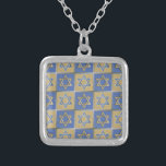 Judaica Star van David Metal Gold Blue Zilver Vergulden Ketting<br><div class="desc">Je bekijkt het Lee Hiller Design Collectie. Apparel,  Gifts & Collectibles Lee Hiller Photography of Digital Art Collectie. Je kunt haar Natuur fotografie uitzichten op http://HikeOurPlanet.com/ en haar wandelende blog volgen in Hot Springs National Park.</div>