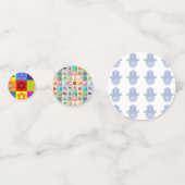 Judaica - Table Confetti - Joodse Feestdagen & Eve (Achterkanten)