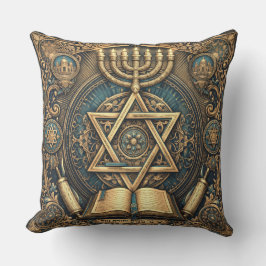 Judaïca traditioneel ontwerp decoratieve kussen