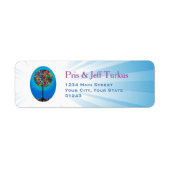 Judaica Tree of Life Etiket (Voorkant)