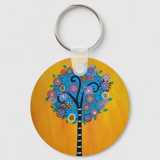 Judaica Tree-Sleutelhanger Sleutelhanger (Voorkant)