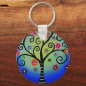 Judaica Tree-Sleutelhanger Sleutelhanger (Voorkant)