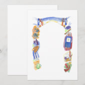 Judaïsche rand kaart (Voorkant / Achterkant)