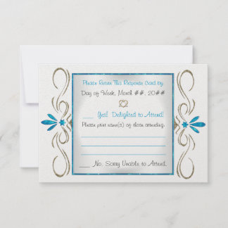 Judaism Flournis joods bruilding RSVP-Kaart RSVP Kaartje