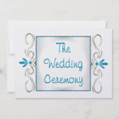 Judaism Flournis joodse huwelijksceremonie Kaart (Achterkant)