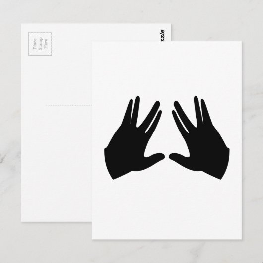 Judaism Kohen Hands Symbol Briefkaart (Voorkant / Achterkant)