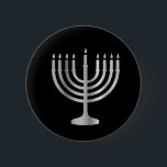 Judaism Menorah Ronde Button 5,7 Cm<br><div class="desc">Judaism Menorah</div>