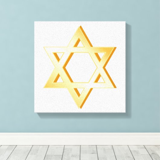 Judaism Symbol Canvas Art (Insitu (Houten vloer))