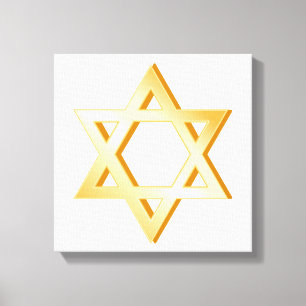 Judaism Symbol Canvas Art Afdruk
