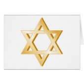 Judaism Symbol Wenskaart (Voorkant Horizontaal)