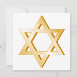 Judaism Symbool Uitnodiging/Aankondigingskaart