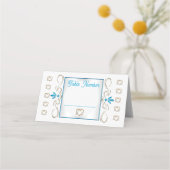 Judaïsme bloedige set van 25 bruiloft plaatskaartje (Voorkant)