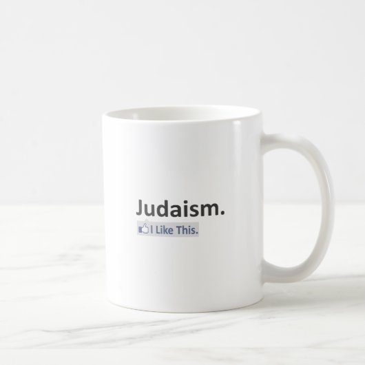 Judaïsme...ik vind dit leuk koffiemok (Rechts)