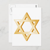 Judaïssymbool Briefkaart (Voorkant / Achterkant)