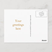 Judaïssymbool Briefkaart (Achterkant)