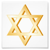 Judaïssymbool Foto Afdruk (Voorkant)