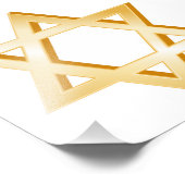 Judaïssymbool Foto Afdruk (Hoek)