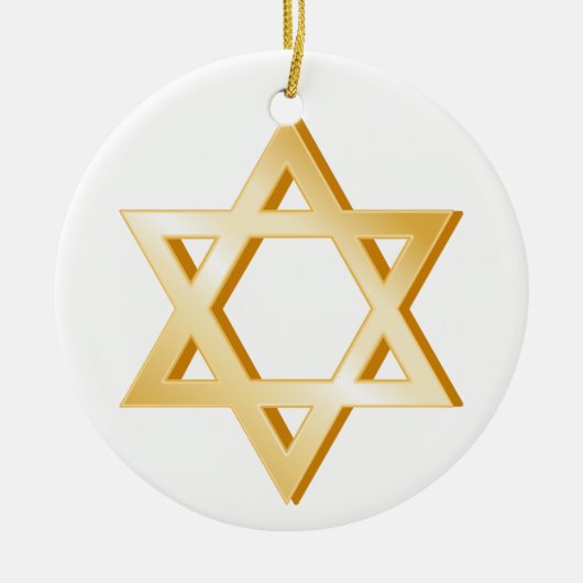 Judaïssymbool Keramisch Ornament (Voorkant)