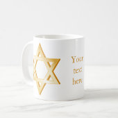 Judaïssymbool Koffiemok (Voorkant links)