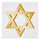 Judaïssymbool Perfect Poster (Voorkant)