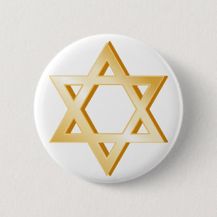 Judaïssymbool Ronde Button 5,7 Cm