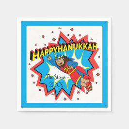 Judas de Hamer Hanukkah-feest Servet