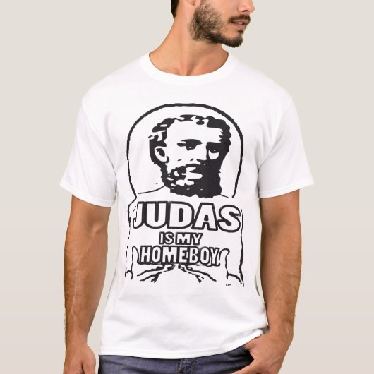 Judas is mijn huisjongen t-shirt (Voorkant)