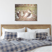 Judas Kissons Christus (fresco) (detail van 95750) Canvas Afdruk (Insitu (Slaapkamer))