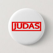 Judas Stamp Ronde Button 5,7 Cm (Voorkant)
