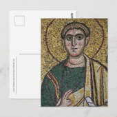Judas Thaddaeus Byzantijns Mozaïek Orthodox Icoon Briefkaart (Voorkant / Achterkant)