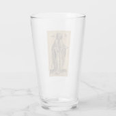 Judas Thaddaeus de apostel en broer van Jezus Glas (Achterkant)