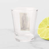Judas Thaddaeus de apostel en broer van Jezus Shot Glas (Achterkant)