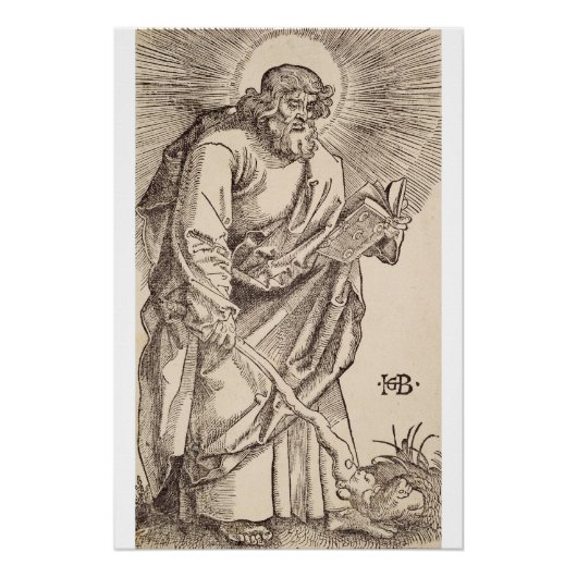 Judas Thaddeüs, apostel en martelaar Perfect Poster (Voorkant)